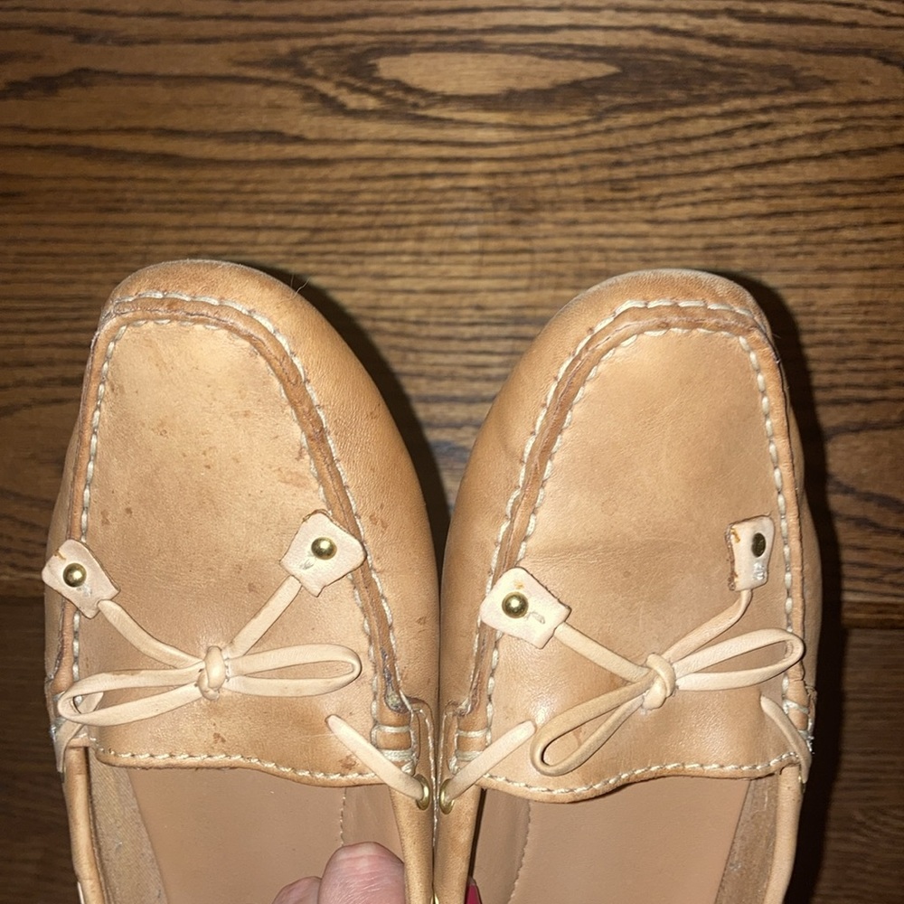 CLARKS Womens US 8 Artisan Driving Moccasins Mocs Brown Leather Loafers Flats - Picture 5 of 5